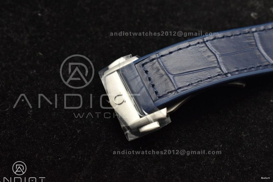 Gummy Blue VSF Best A8900 Constellation Blue White Edition 1:1 Strap Ceramic Super Clone on Dial SS 0517